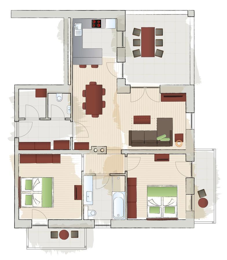 Mattone Aparthotel Lanzenkirchen Екстериор снимка
